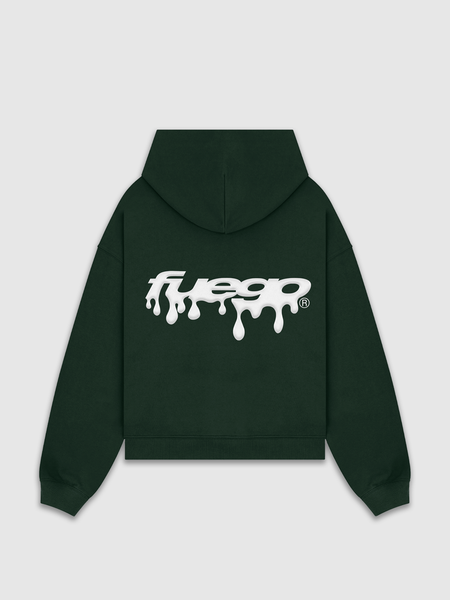 FUEGO® SLIME Hoodie Verde Oscuro - FUEGO®